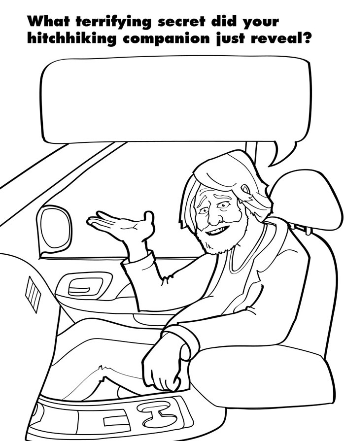 Coloring Book For Grown-Ups Mocks Adult Life