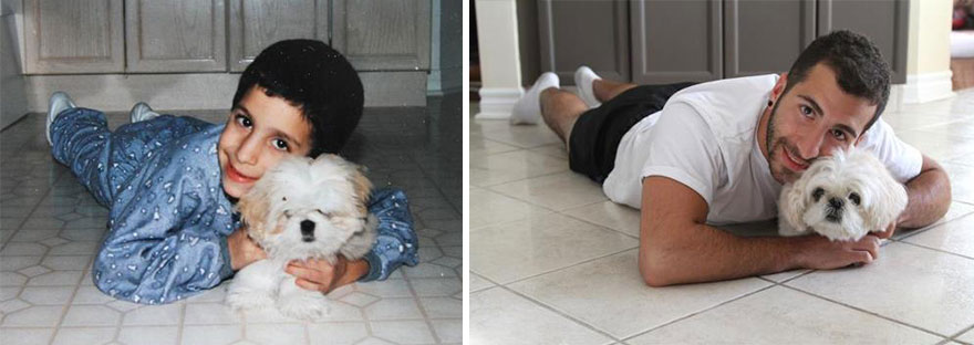 21 Before And After Photos Of Dogs Growing Up 21 Before And After Photos Of Dogs Growing Up