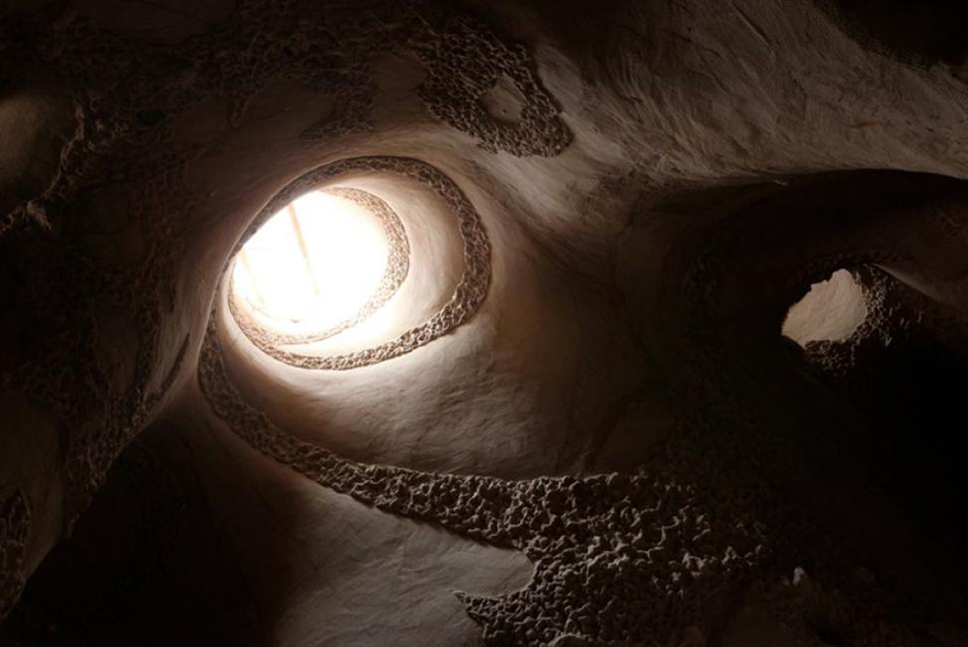 This Artist Spent 10 Years Carving A Giant Cave &#8211; Alone With His Dog