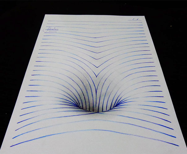 15-Year-Old Artist Creates Awesome 3D Notebook Drawings