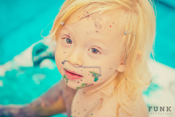 Take A Room Full Of Children And Add Some Paint. Watch What Happenes Next Take A Room Full Of Children And Add Some Paint. Watch What Happenes Next