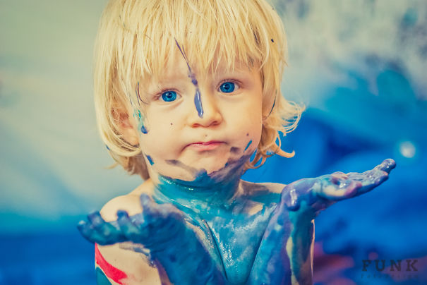 Take A Room Full Of Children And Add Some Paint. Watch What Happenes Next Take A Room Full Of Children And Add Some Paint. Watch What Happenes Next