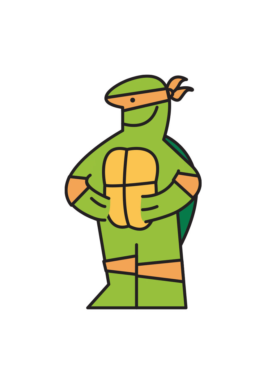 Ikea Man Turned Into Famous Cartoon Characters