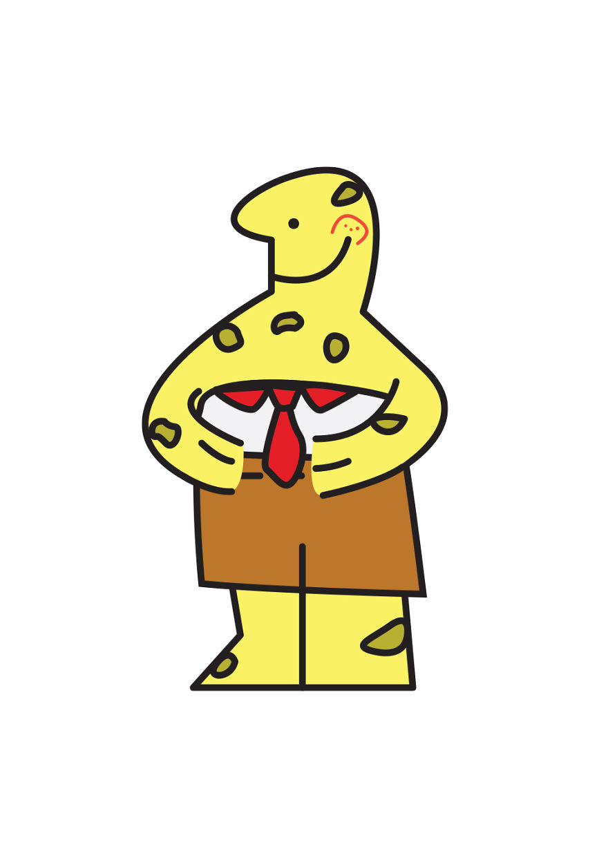 Ikea Man Turned Into Famous Cartoon Characters