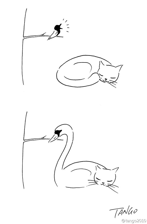 Simple But Clever Animal Comics By Shanghai Tango