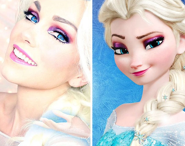 Makeup Artist Transforms Herself Into Iconic Characters Makeup Artist Transforms Herself Into Iconic Characters