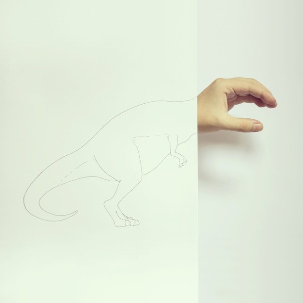 Artist Creates Cute Drawings Out Of His Own Fingers Artist Creates Cute Drawings Out Of His Own Fingers