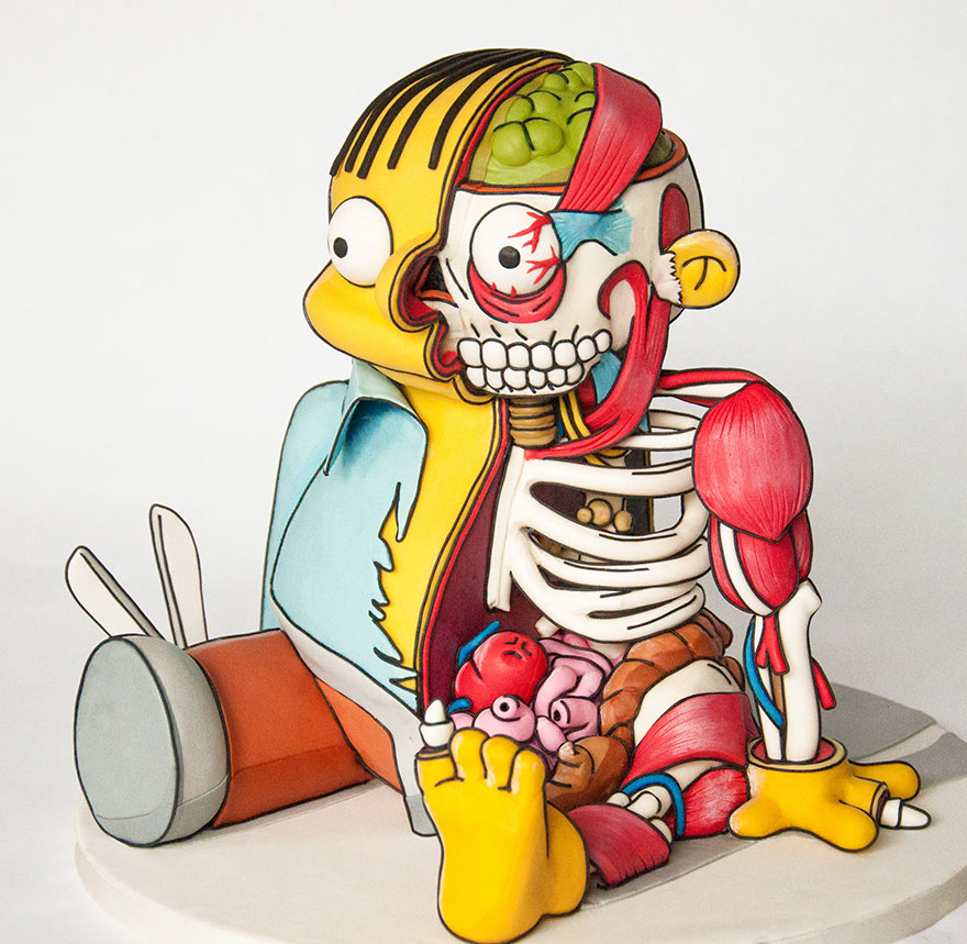 Ralph From The Simpsons Turned Into A Creepy Cake