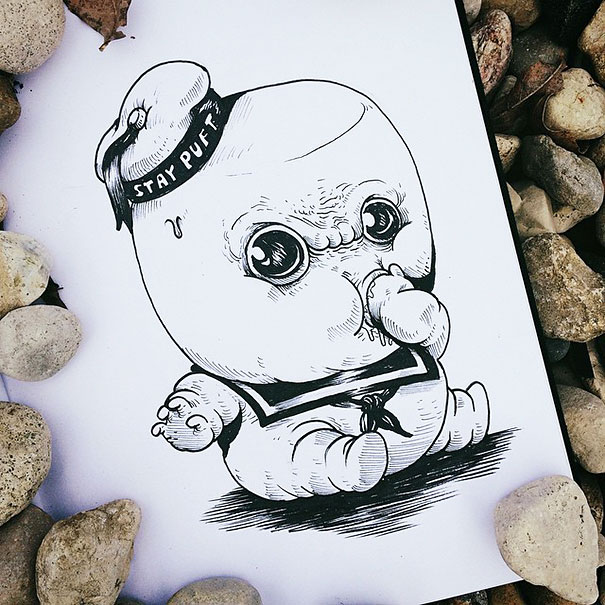Baby Terrors: Famous Horror Characters As Babies