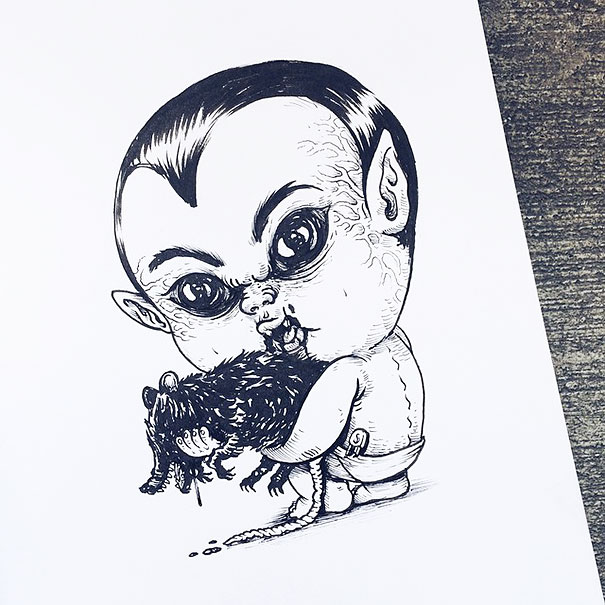 Baby Terrors: Famous Horror Characters As Babies