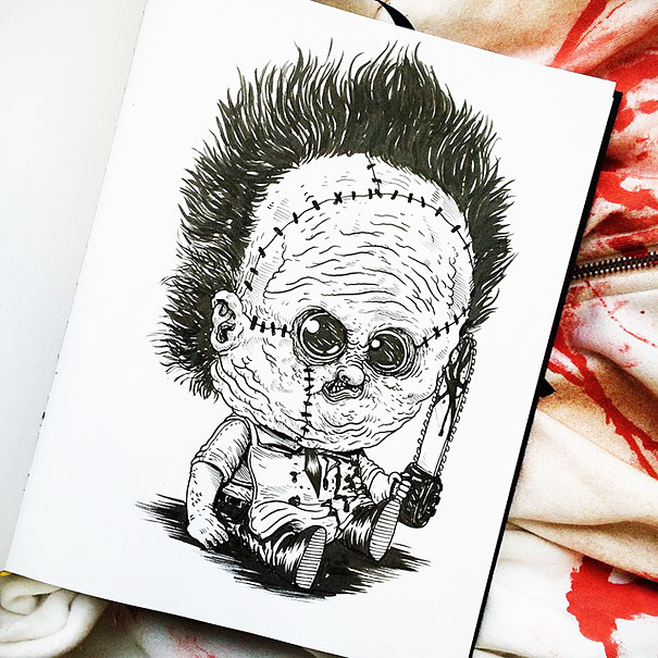 Baby Terrors: Famous Horror Characters As Babies
