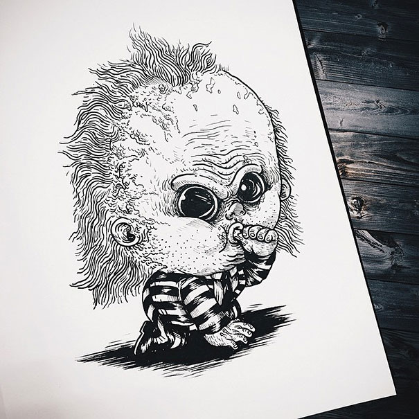 Baby Terrors: Famous Horror Characters As Babies