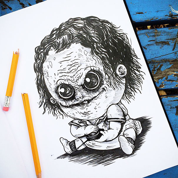 Baby Terrors: Famous Horror Characters As Babies