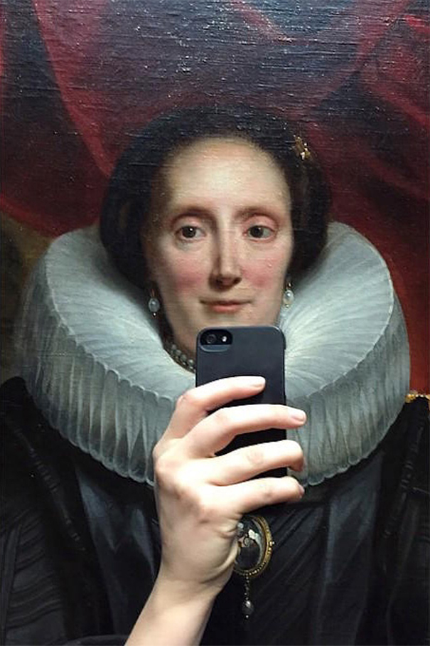This Woman Made Old Museum Paintings Take Selfies This Woman Made Old Museum Paintings Take Selfies