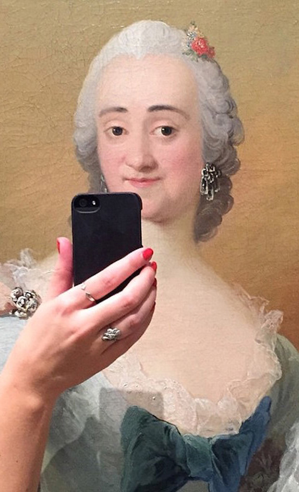 This Woman Made Old Museum Paintings Take Selfies This Woman Made Old Museum Paintings Take Selfies