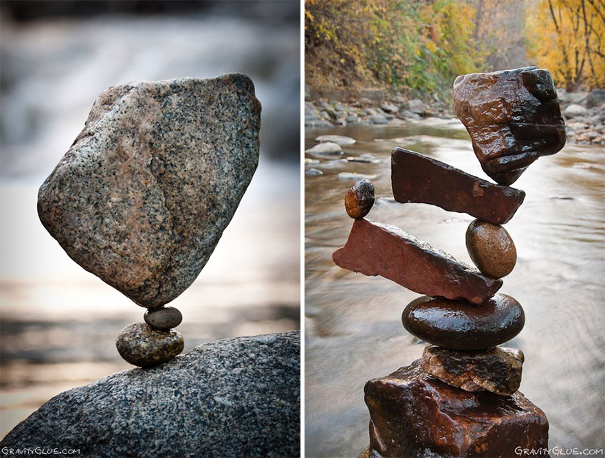 Artist Creates Impossible Towers Of Balanced Rocks To Meditate Artist Creates Impossible Towers Of Balanced Rocks To Meditate