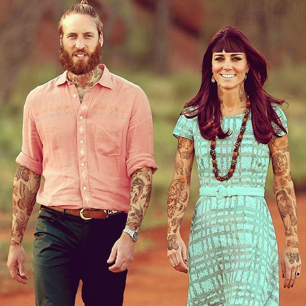 Artist Tattoos Celebrities In Photoshop Artist Tattoos Celebrities In Photoshop