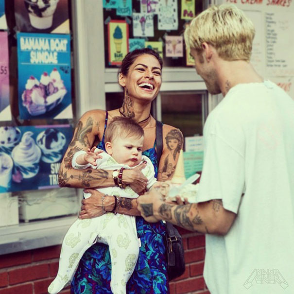 Artist Tattoos Celebrities In Photoshop Artist Tattoos Celebrities In Photoshop