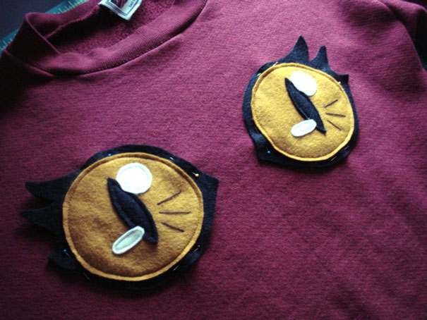 Awesome Zipper-Mouth Cat Sweater That You Can Actually Make