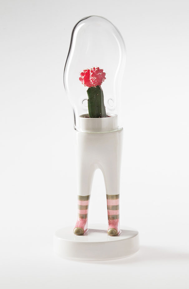 Artist&#8217;s Surreal Terrariums Give Plants Legs