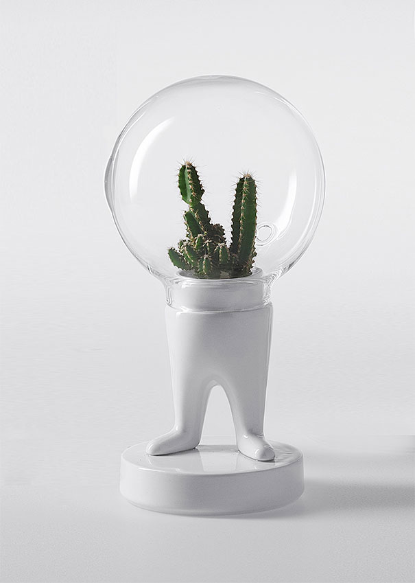 Artist&#8217;s Surreal Terrariums Give Plants Legs