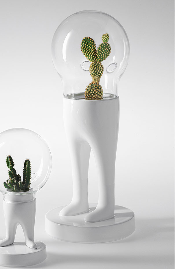 Artist&#8217;s Surreal Terrariums Give Plants Legs