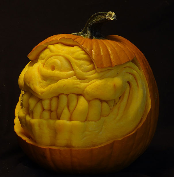 This Guy Makes The Scariest Pumpkin Carvings Ever