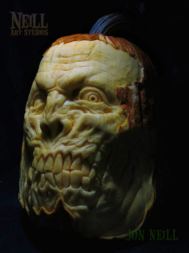This Guy Makes The Scariest Pumpkin Carvings Ever