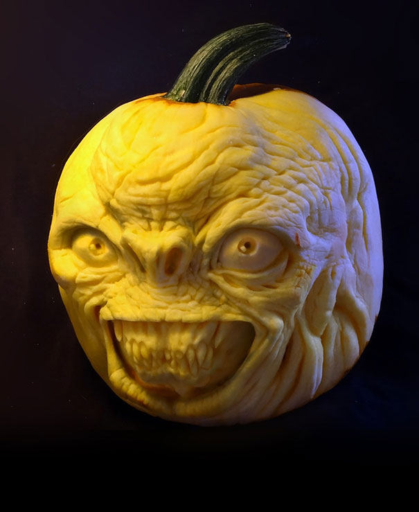 This Guy Makes The Scariest Pumpkin Carvings Ever