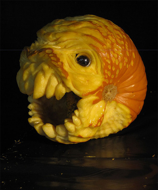 This Guy Makes The Scariest Pumpkin Carvings Ever