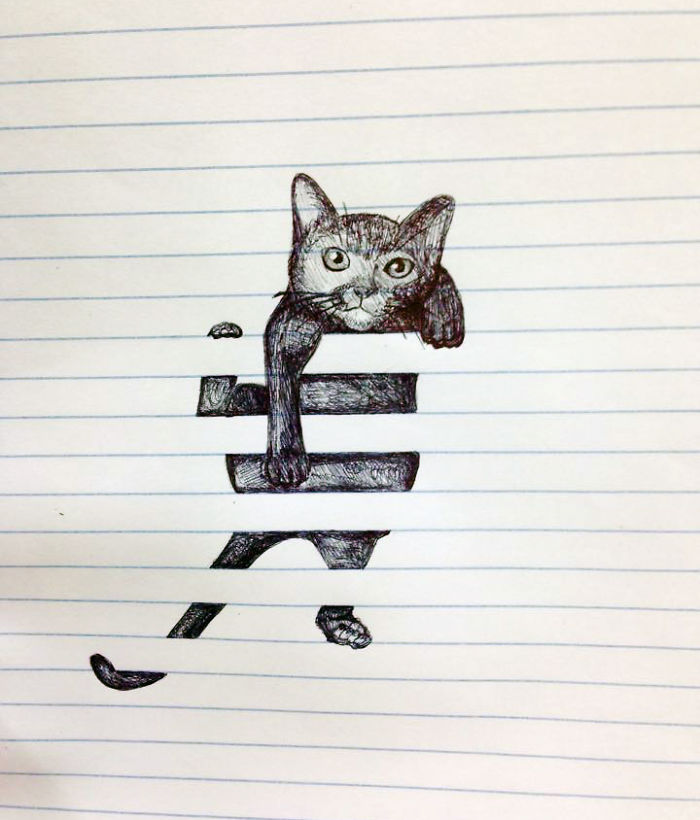 Creative Doodles That Don&#8217;t Stay Within The Lines