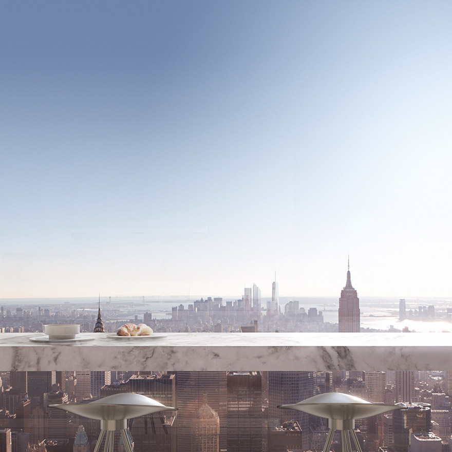 What It&#8217;s Like To Live In A $95-Million Penthouse 1,396 Feet Above New York City