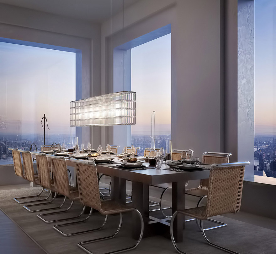 What It&#8217;s Like To Live In A $95-Million Penthouse 1,396 Feet Above New York City