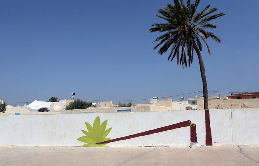 150 Street Artists From 30 Countries Turn Old Tunisian Village Into Outdoor Art Gallery 150 Street Artists From 30 Countries Turn Old Tunisian Village Into Outdoor Art Gallery