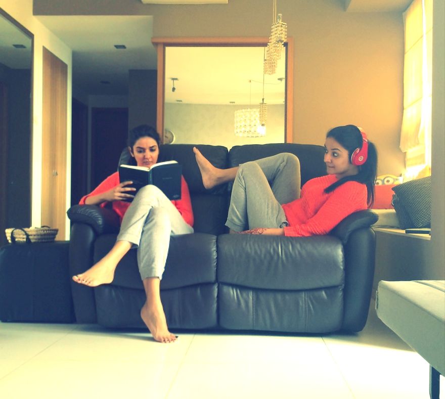 Selfies To Show A Battle Within The Self