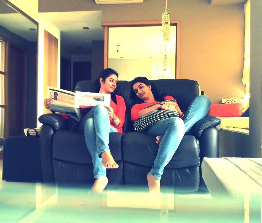 Selfies To Show A Battle Within The Self