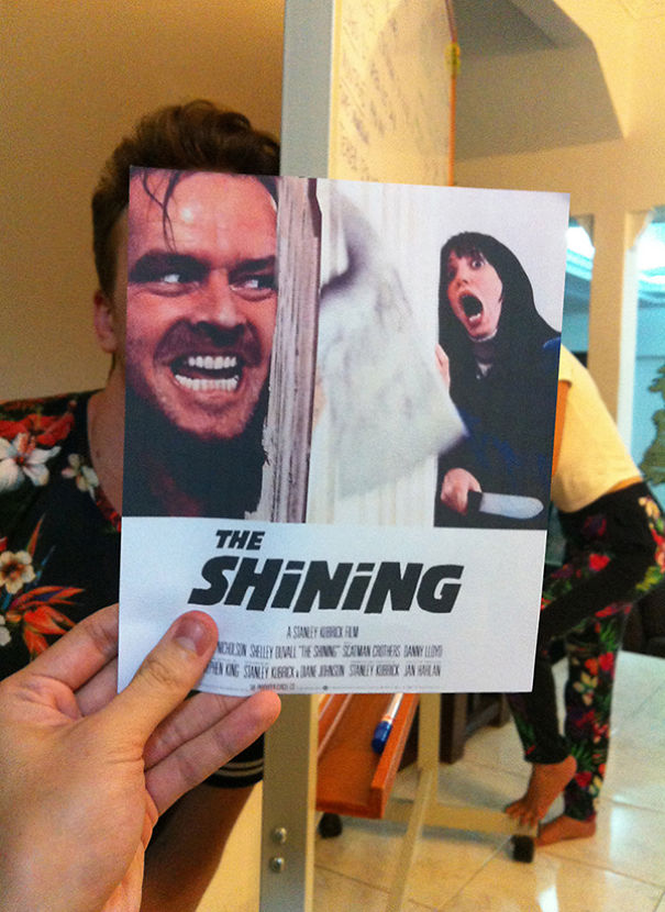 Guy Mashes Famous Movie Posters With Real People Guy Mashes Famous Movie Posters With Real People