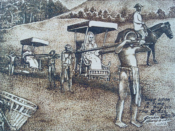 Artist Uses The Power Of The Sun And A Magnifying Glass To Create Stunning Drawings