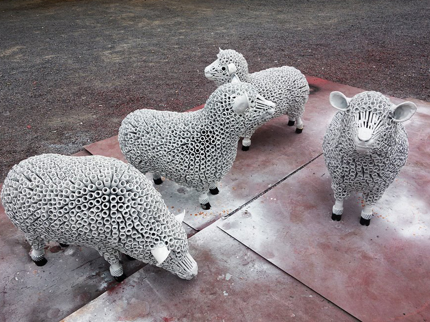 Stunning Scrap Metal Sculptures Of The Hulk And Other Famous Movie Characters