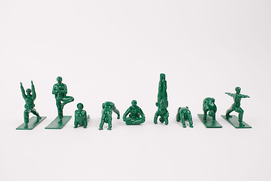 Toy Inventor Turns Iconic Toy Soldiers Into Yoga Practitioners