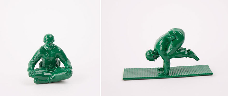Toy Inventor Turns Iconic Toy Soldiers Into Yoga Practitioners