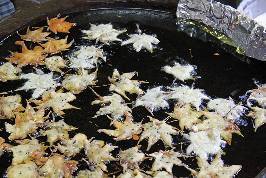 Fried Maple Leaves Are A Tasty Autumn Snack In Japan