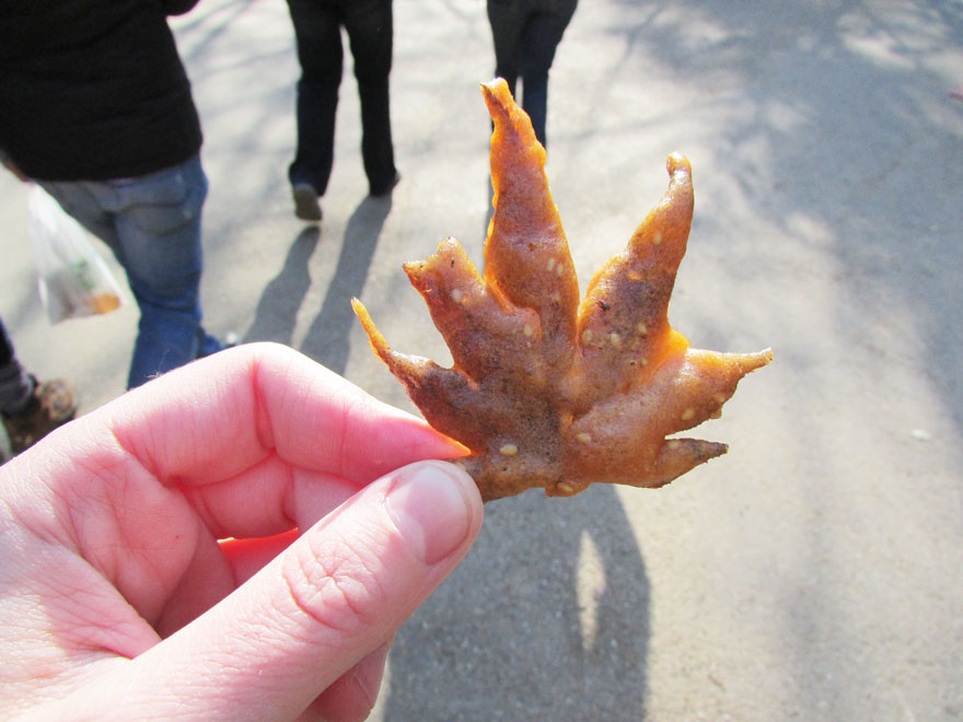 Fried Maple Leaves Are A Tasty Autumn Snack In Japan