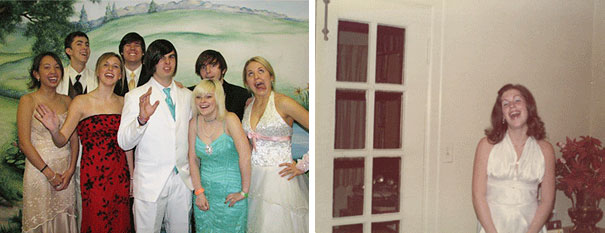 Daughter Puts Herself Into Her Mother’s Childhood Photos