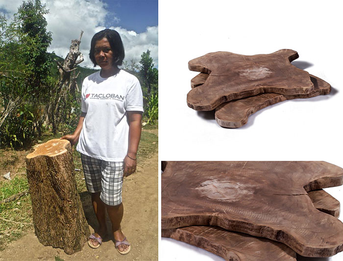 Designer Bernardo Urbina Makes Unique Furniture From Debris To Help Typhoon Victims
