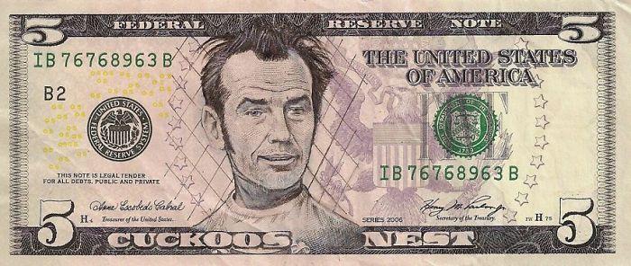 Dollar Bills Turned Into Portraits Of American Icons