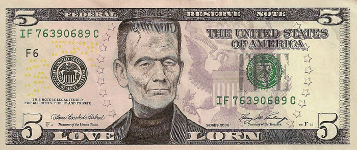 Dollar Bills Turned Into Portraits Of American Icons