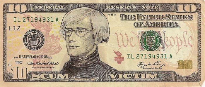 Dollar Bills Turned Into Portraits Of American Icons