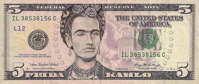 Dollar Bills Turned Into Portraits Of American Icons