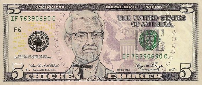 Dollar Bills Turned Into Portraits Of American Icons